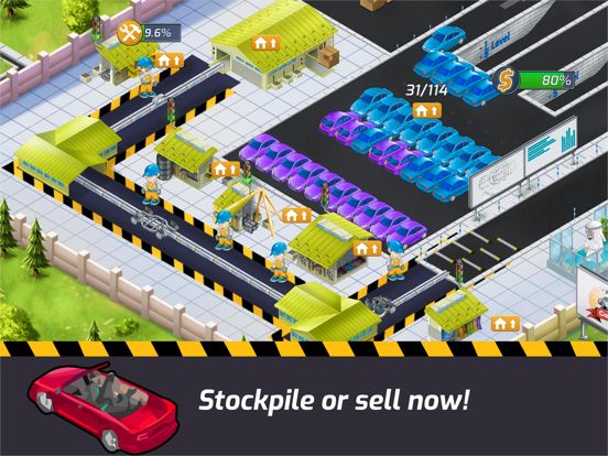 Idle Car Factory Simulator Screenshot (iTunes Store)