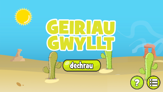 Geiriau Gwyllt Screenshot (Google Play store)