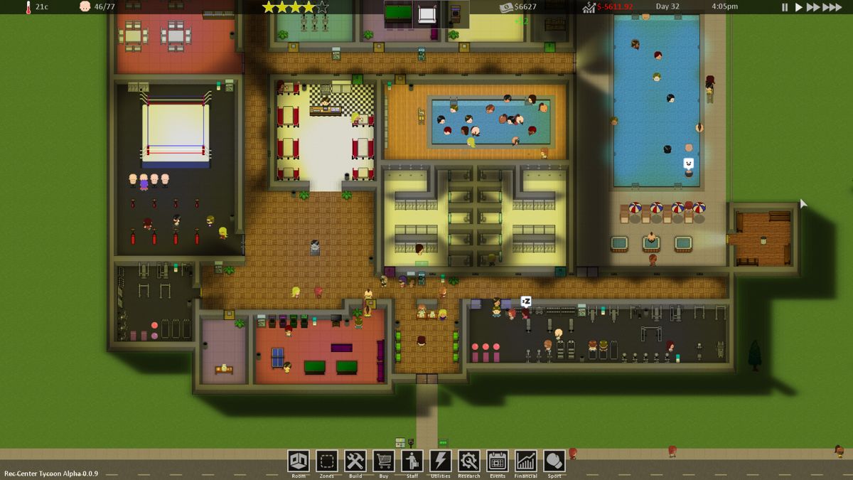Rec Center Tycoon Screenshot (Steam)