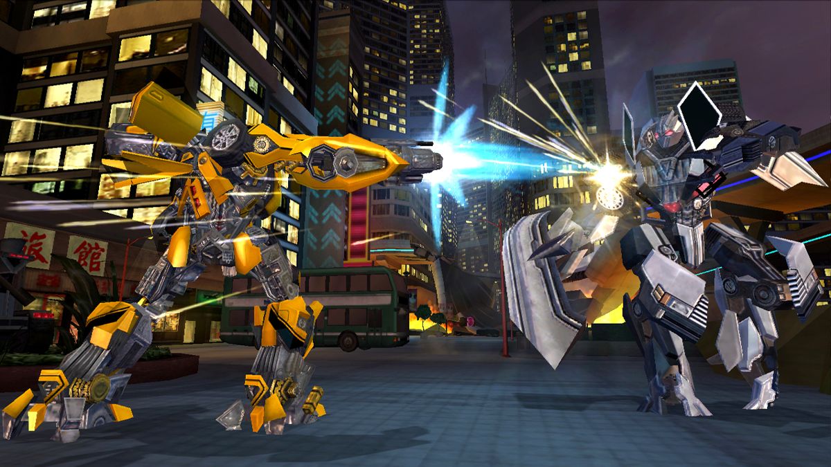 Transformers: Revenge of the Fallen Screenshot (Transformers: Revenge of the Fallen - The Game Press Kit): Bumblebee Battle (Wii)