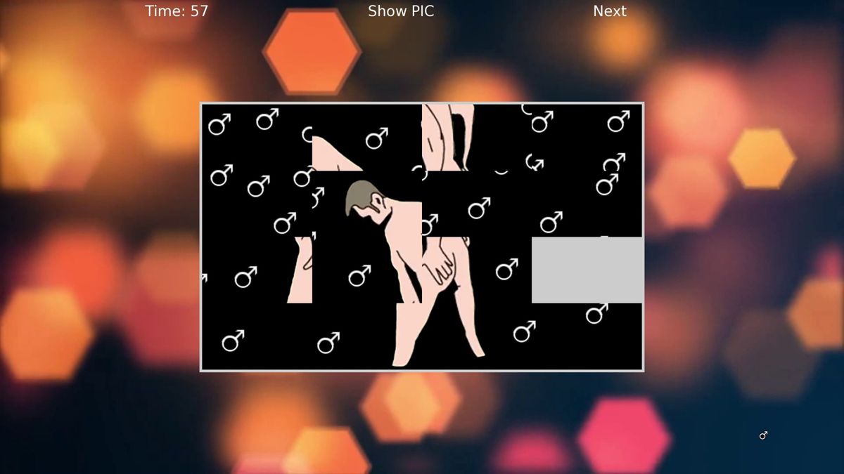 Gachimuchi: Manly Puzzle Screenshot (Steam)