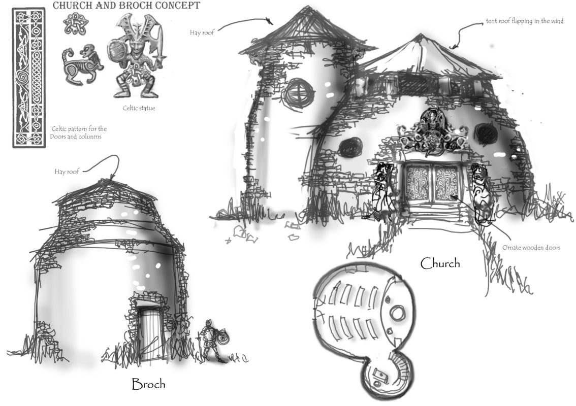The Bard's Tale Concept Art (Bard's Tale Press Assets (March 2004)): Houton buildings