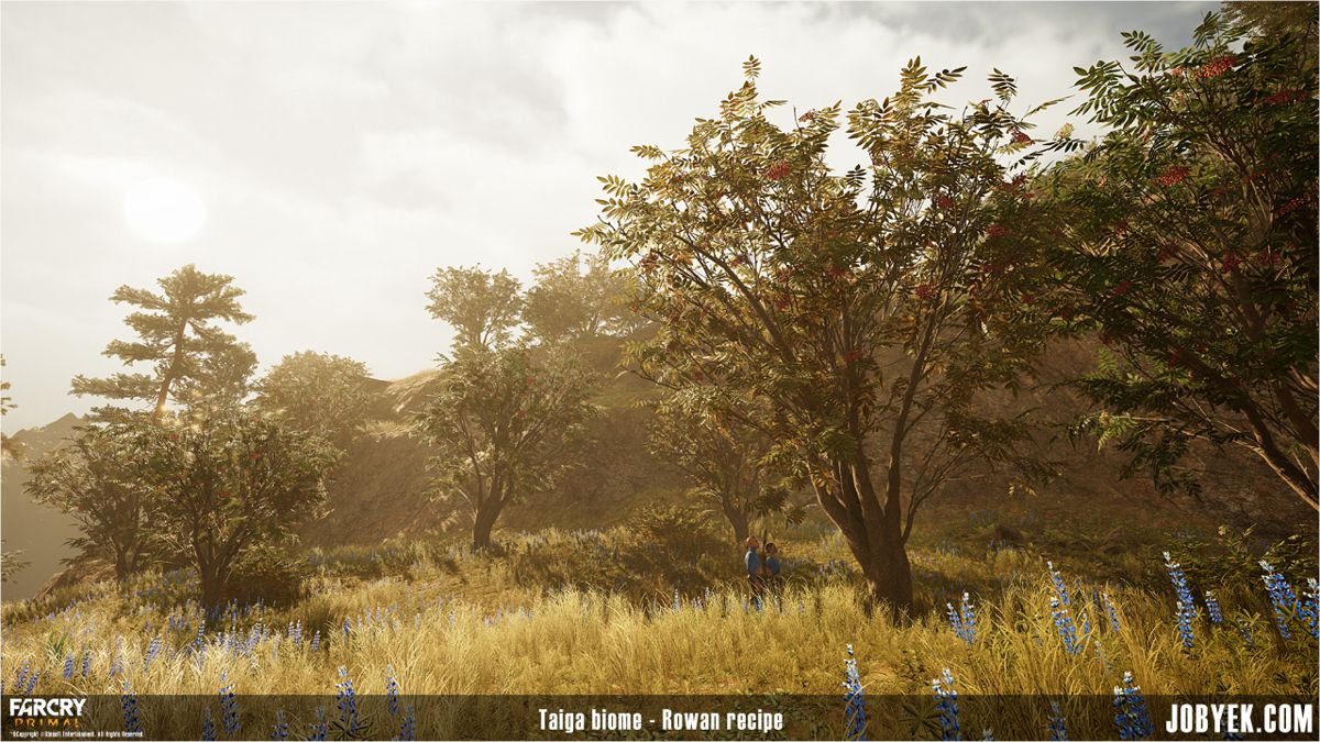 Far Cry: Primal Render (Jobye-Kyle Karmaker's Portfolio Website): Taiga Biome - Rowan Recipe