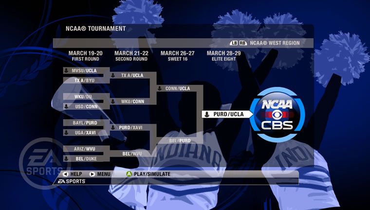 NCAA Basketball 09: March Madness Edition Screenshot (xbox.com)