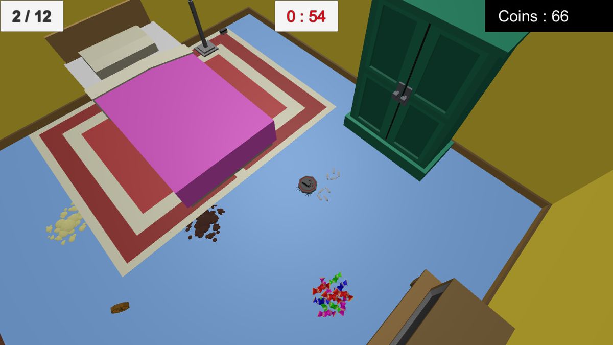 Aggressive Robot Vacuum Screenshot (Steam)