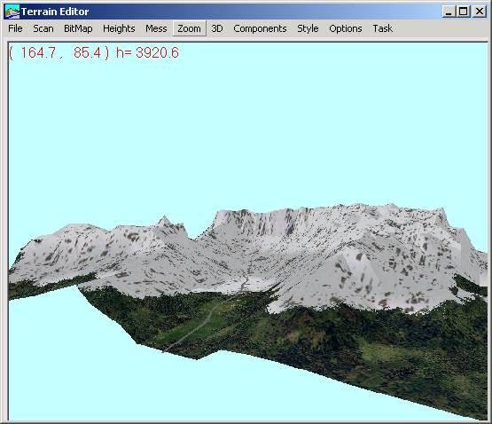 Sailors of the Sky Screenshot (Glider Simulator Artwork (2006)): Image64 A Terrain Editing tool installs alongside Glider Simulator