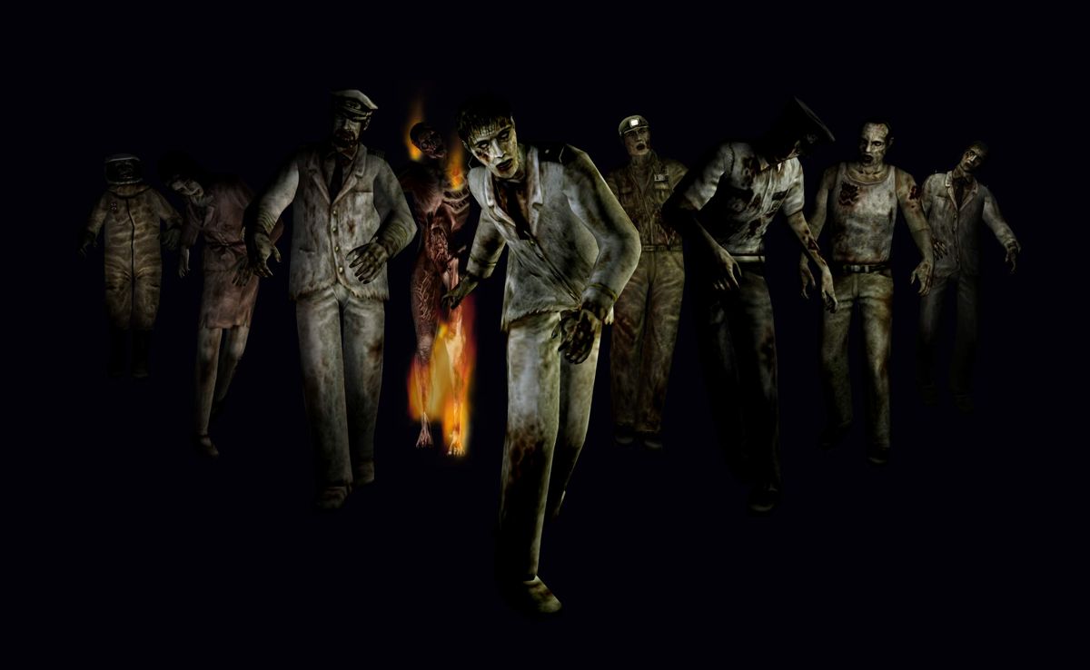 Resident Evil: Dead Aim Render (Capcom E3 2003 Press Disk): Zombies