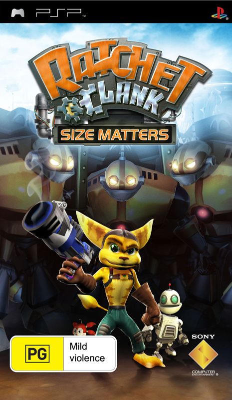 Ratchet & Clank: Size Matters Other (Ratchet & Clank: Size Matters Media Materials disc): PSP Packaging (AUS)