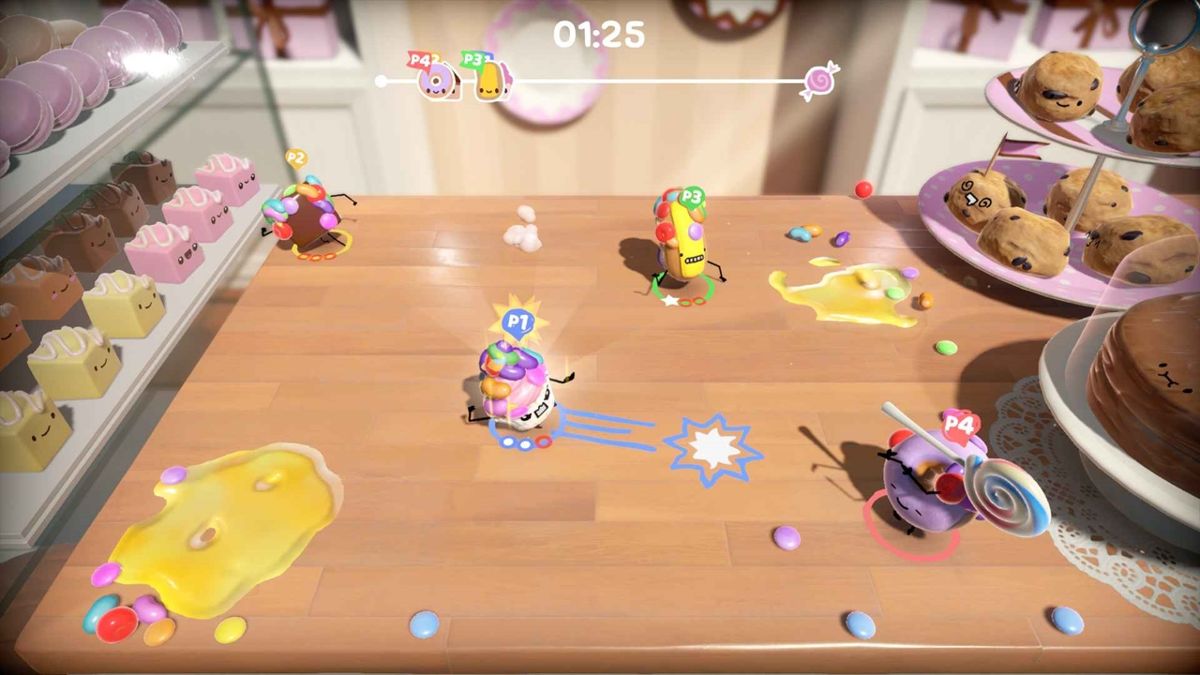 Cake Bash Screenshot (Nintendo.com.au)