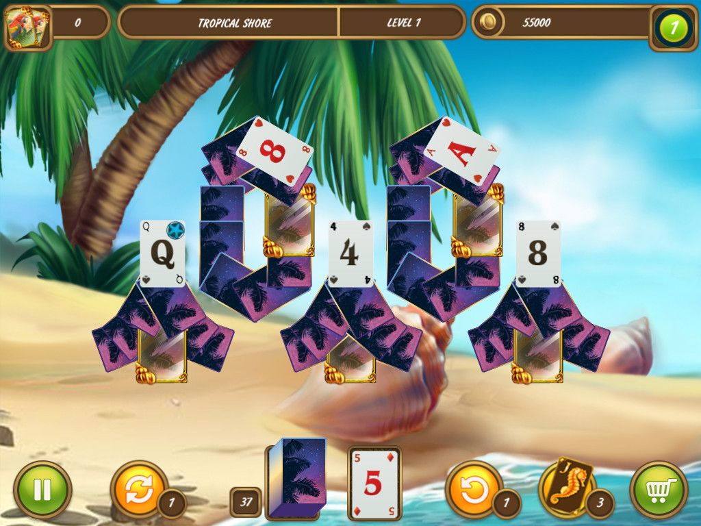 Solitaire Beach Season: Sounds of waves Screenshot (Steam)
