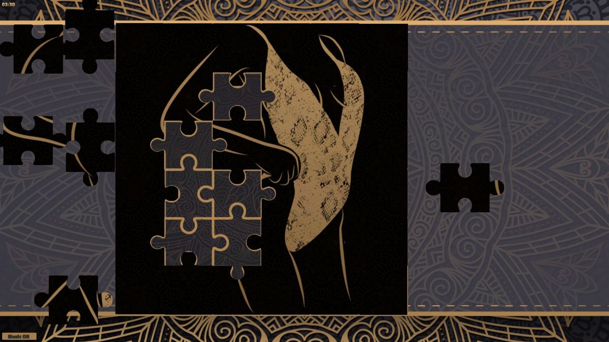 LineArt Jigsaw Puzzle: Erotica 2 Screenshot (Steam)