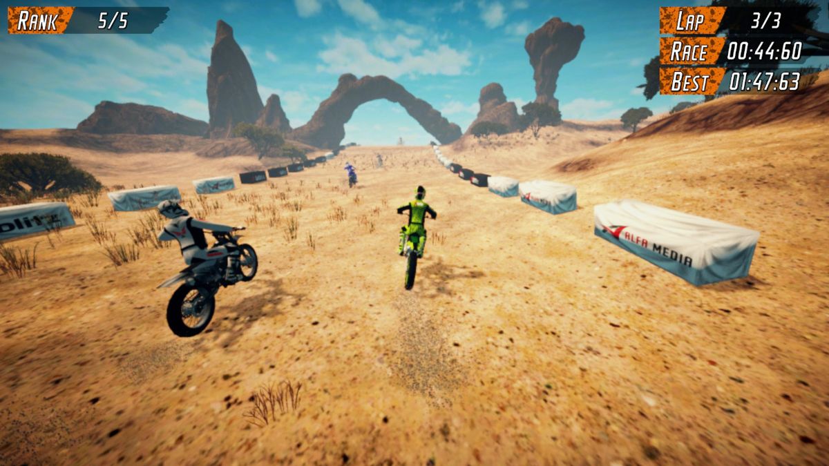 Dirt Bike Insanity Screenshot (Nintendo.com.au)