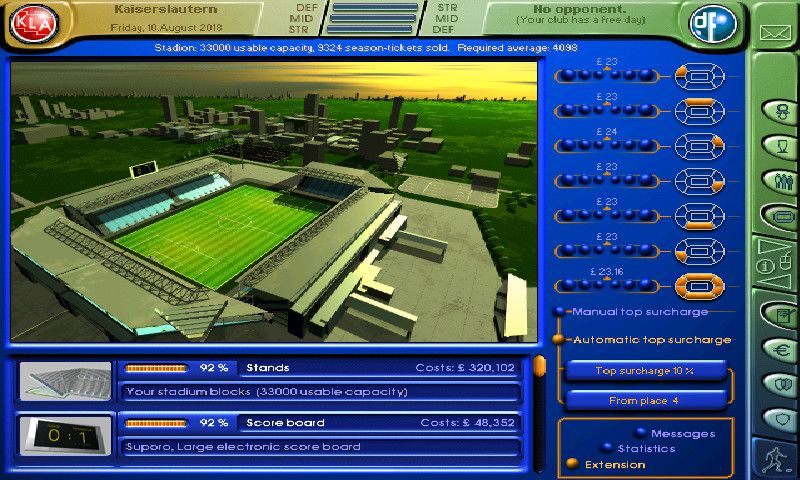 Director of Football Screenshot (Steam)