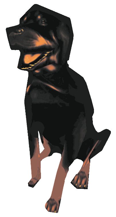 Shadow Man Render (Acclaim Assets Discs): Dog