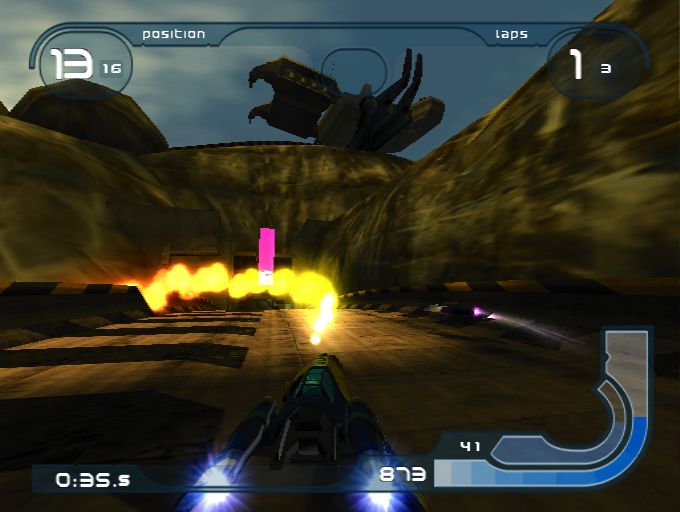 WipEout Fusion Screenshot (PlayStation 2 Monthly Artwork Disc 7 (October 2001))