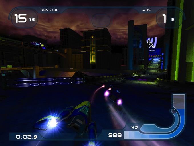 WipEout Fusion Screenshot (PlayStation 2 Monthly Artwork Disc 7 (October 2001))