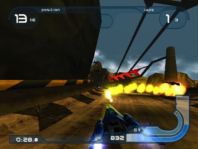 WipEout Fusion Screenshot (PlayStation 2 Monthly Artwork Disc 7 (October 2001))