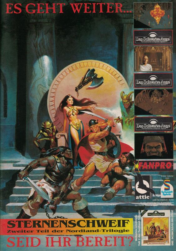 Realms of Arkania: Star Trail Magazine Advertisement (Magazine Advertisements): Power Play (Germany), Issue 3/1994