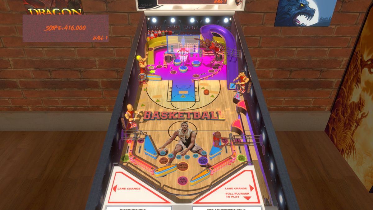 Basketball Pinball Screenshot (Nintendo.com.au)