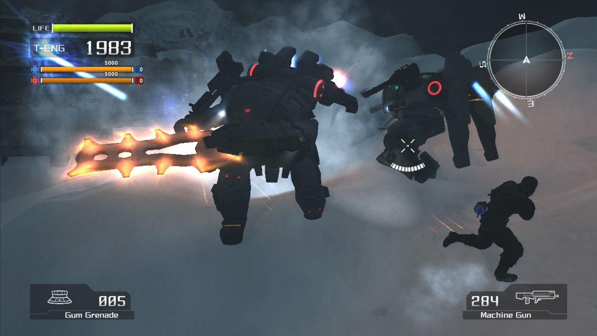 Lost Planet: Extreme Condition Screenshot (Lost Planet Materials disc 1): Multiplayer screen