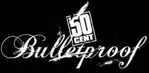 50 Cent: Bulletproof Logo (50 Cent: Bulletproof Media Assets (7th March 2005)): Logo on black