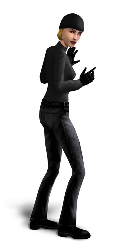 The Sims 2 Render (The Sims 2 Press Kit): Female Thief