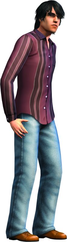 The Sims 2 Render (The Sims 2 Press Kit): Goth Boy