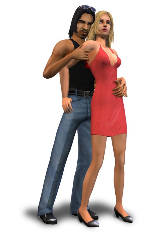 The Sims 2 Render (The Sims 2 Press Kit): Rockers