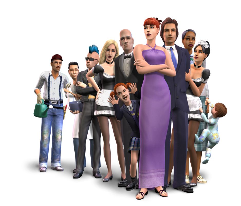The Sims 2 Render (The Sims 2 Press Kit): Hired Help