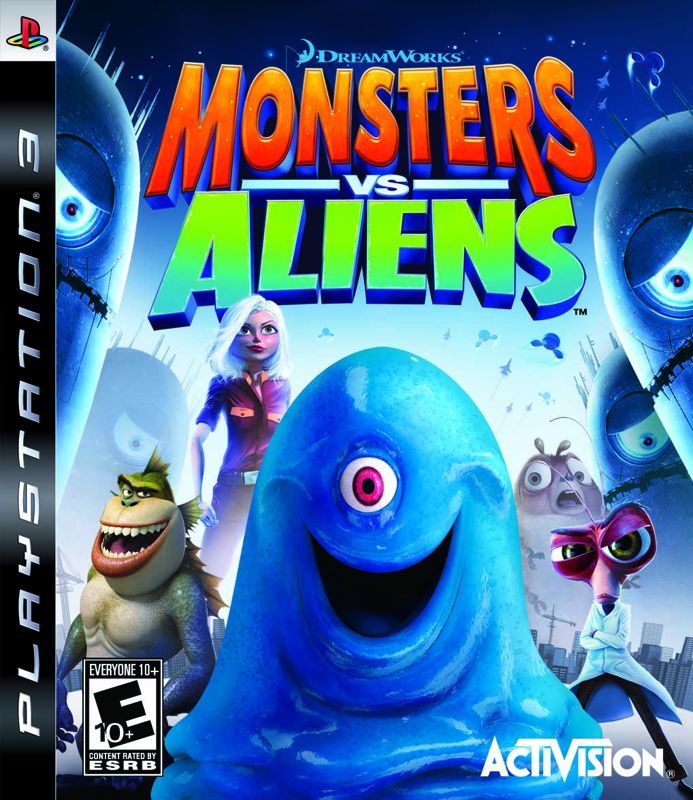 Monsters vs. Aliens Other (Monsters vs. Aliens Press Kit): PS3 box art