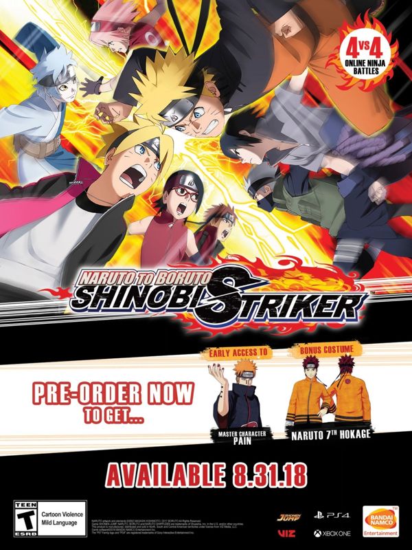 Naruto to Boruto: Shinobi Striker Magazine Advertisement (Magazine Advertisements): Walmart GameCenter (US), Issue 59 (2018) Page 19