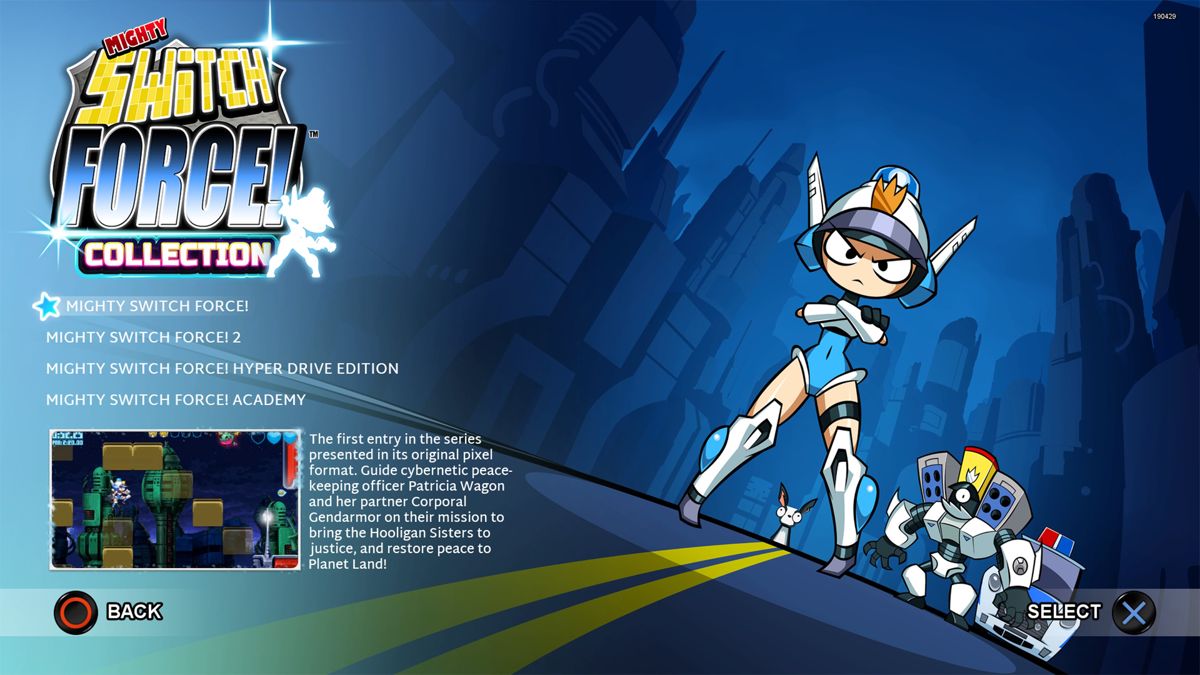 Mighty Switch Force! Collection Screenshot (PlayStation Store)