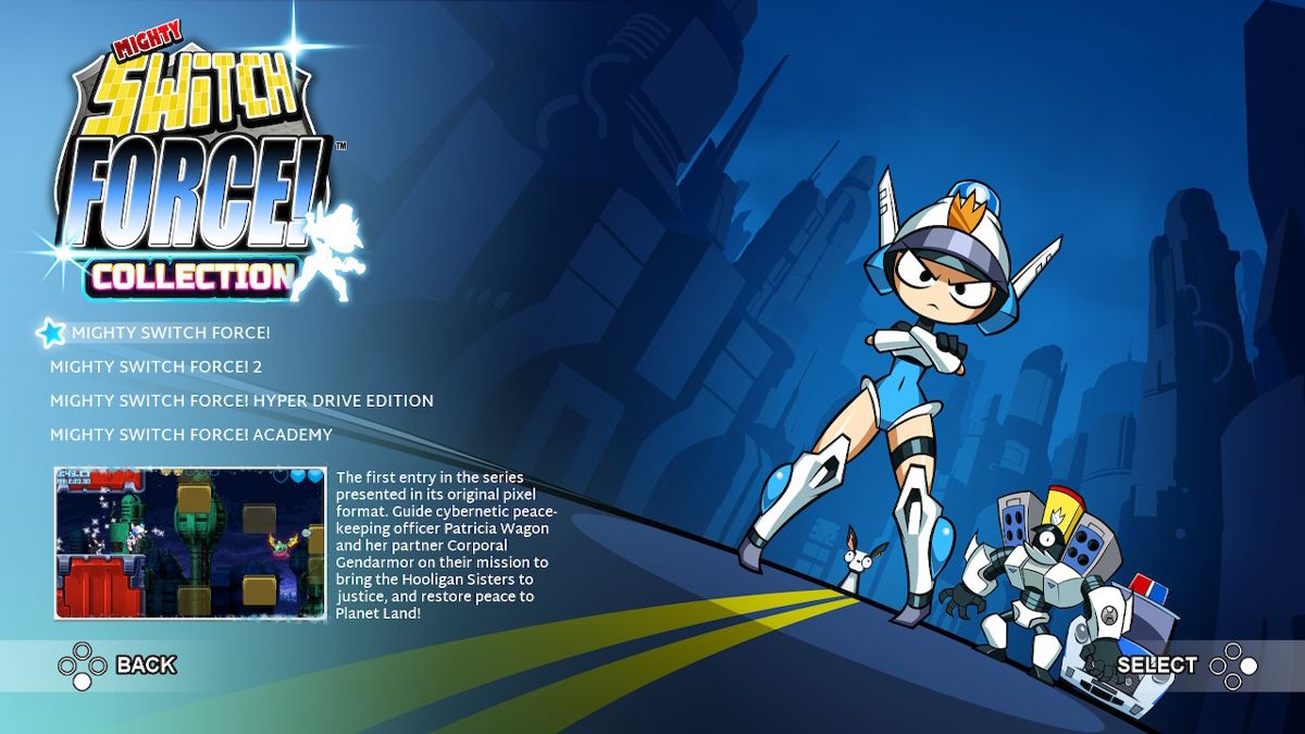 Mighty Switch Force! Collection Screenshot (Nintendo.com.au)