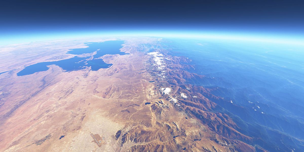 Infinite Flight Screenshot (Official Infinite Flight Blog): Infinite Flight HD satellite terrain imagery