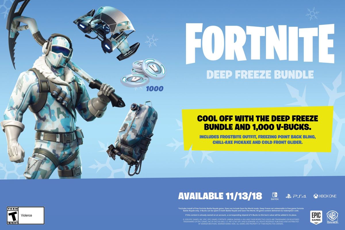 Fortnite deep freeze bundle