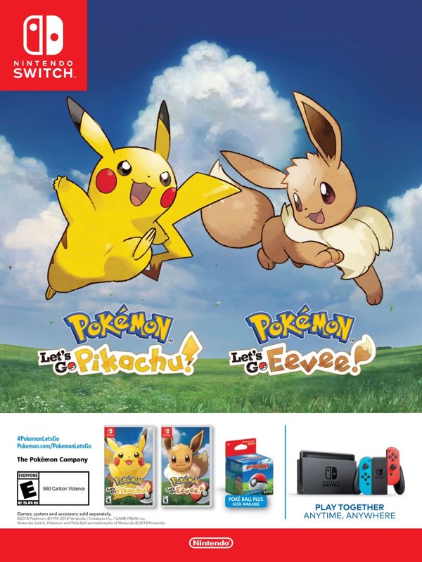 Pokémon: Let's Go, Pikachu! Magazine Advertisement (Magazine Advertisements): Walmart GameCenter (US), Issue 60 (2018) Page 23