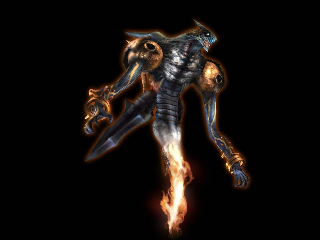 Chaos Legion Render (Capcom E3 2003 Press Disk): Thanatos in Adult Form