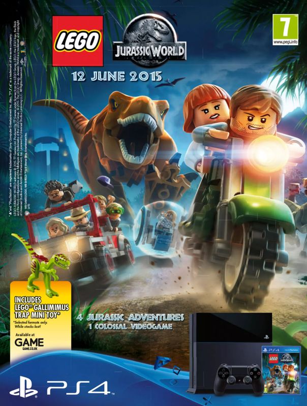LEGO Jurassic World Magazine Advertisement (Magazine Advertisements): Edge (United Kingdom), Issue 281 (July 2015)