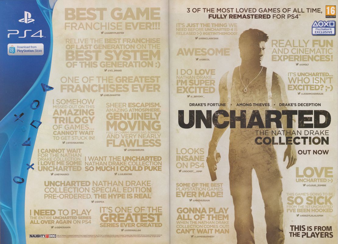 Uncharted: The Nathan Drake Collection official promotional image