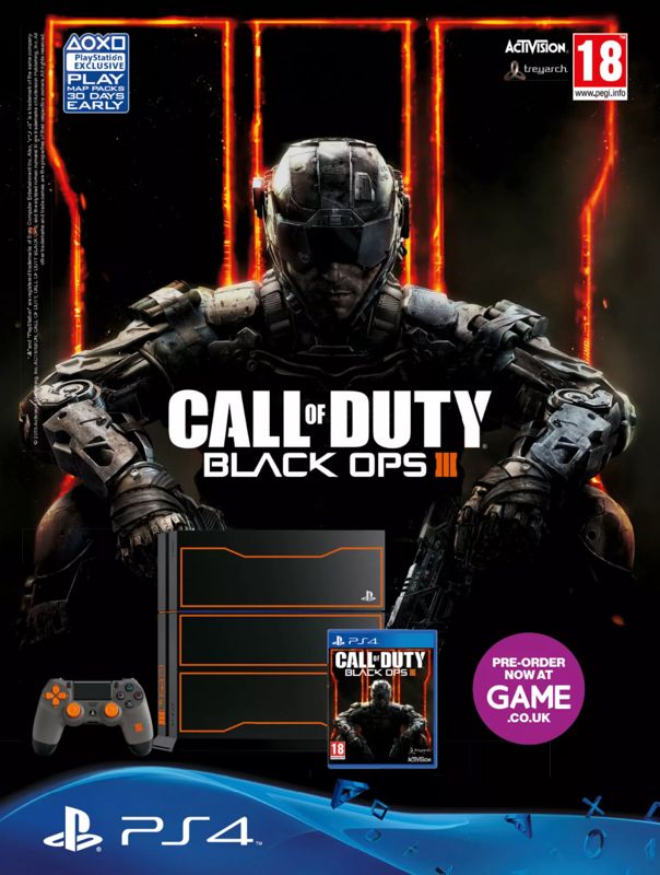 Call of Duty: Black Ops III Magazine Advertisement (Magazine Advertisements): Edge (United Kingdom), Issue 286 (December 2015)