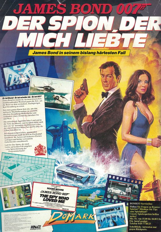 The Spy Who Loved Me Magazine Advertisement (Magazine Advertisements): Amiga Joker (Germany), Issue 10/1990
