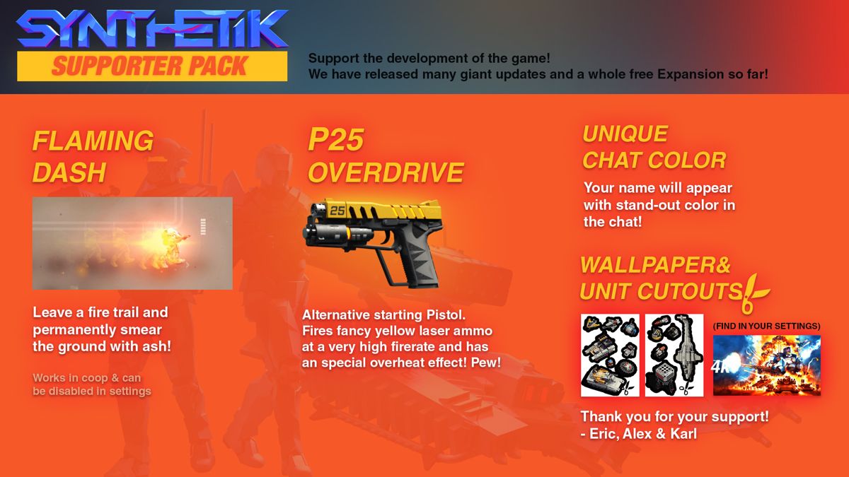 Synthetik: Supporter Pack Screenshot (Steam)