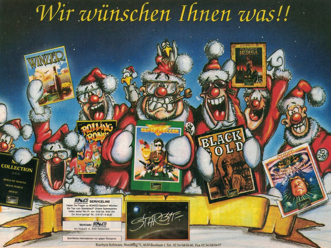Rolling Ronny Magazine Advertisement (Magazine Advertisements): ASM (Germany), Issue 1/1992