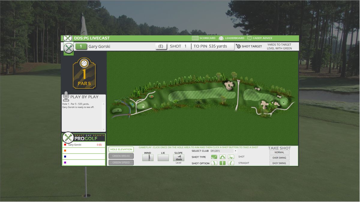 Draft Day Sports: Pro Golf Screenshot (Steam)