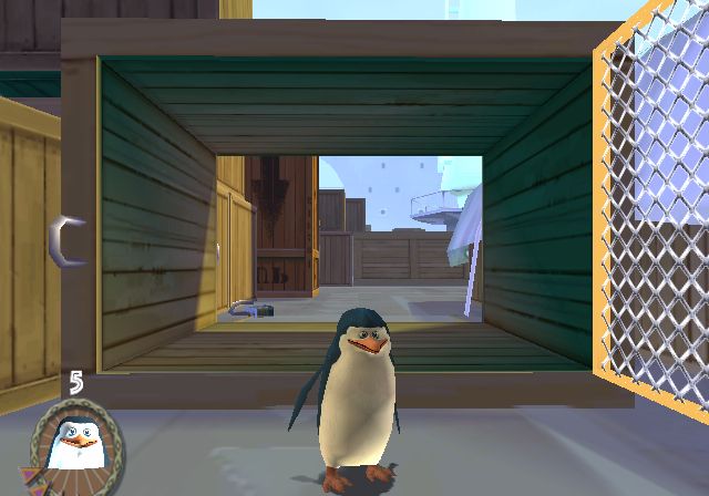 Madagascar Screenshot (Madagascar Press Kit): Penguin mutiny (GameCube)