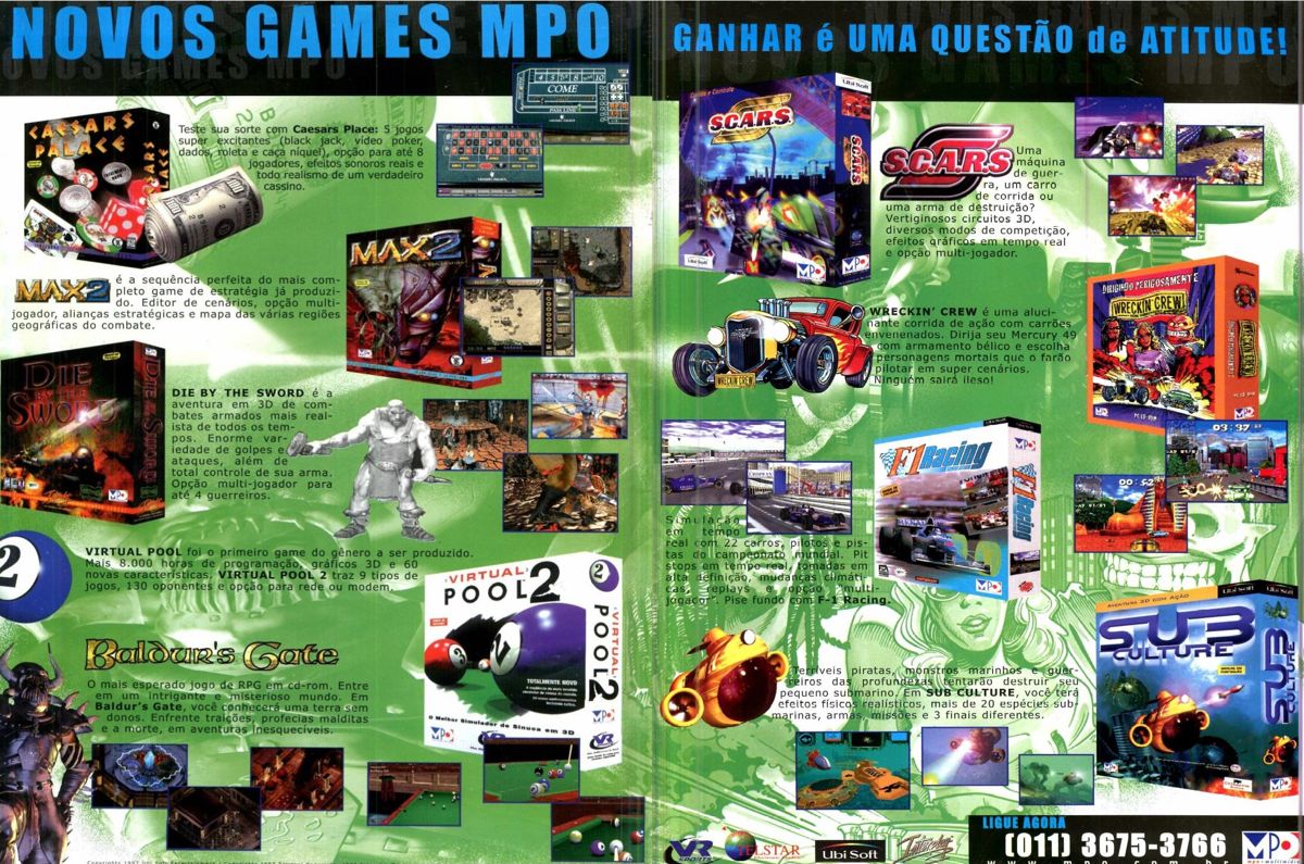 M.A.X. 2: Mechanized Assault & Exploration Magazine Advertisement (Magazine Advertisements): Revista do CD-ROM (Brazil), Issue 42 (January 1999)