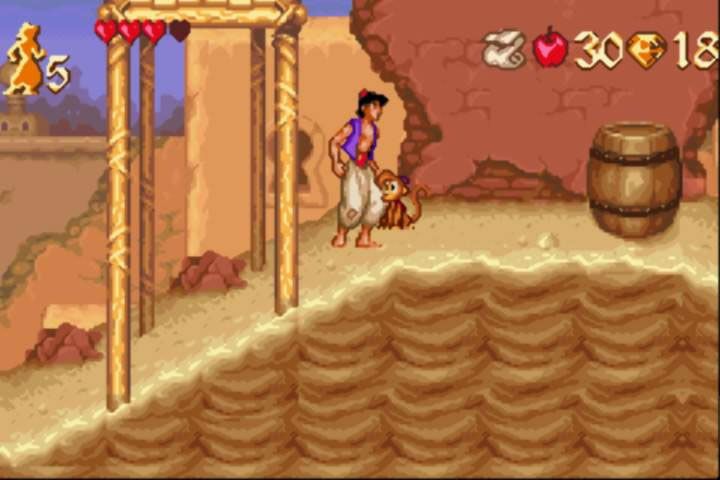 Disney's Aladdin Screenshot (Capcom E3 2003 Press Disk): GBA