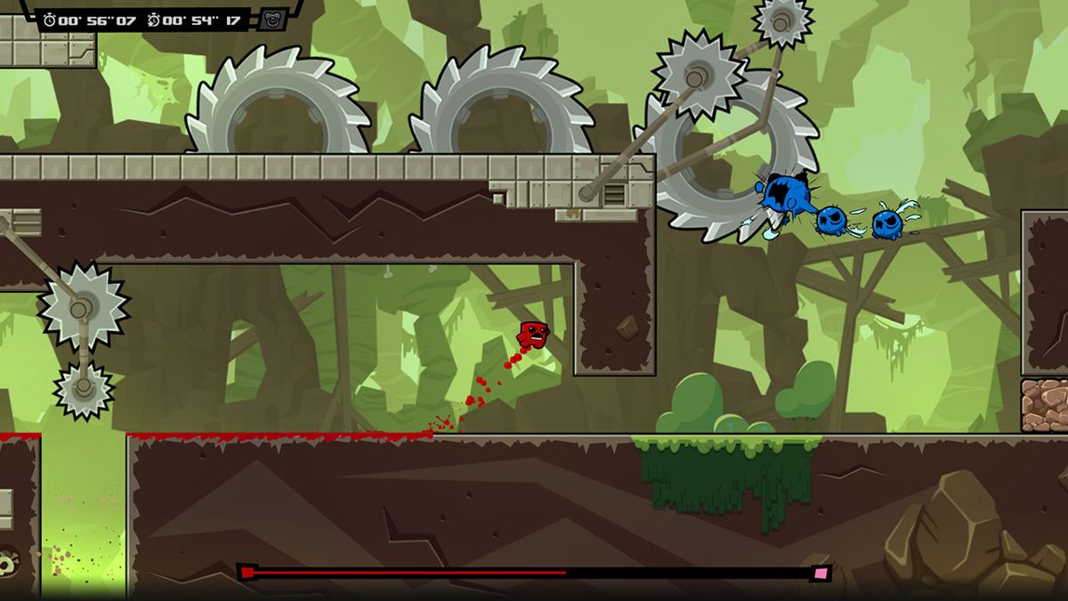 Super Meat Boy Forever Screenshot (Nintendo.com)
