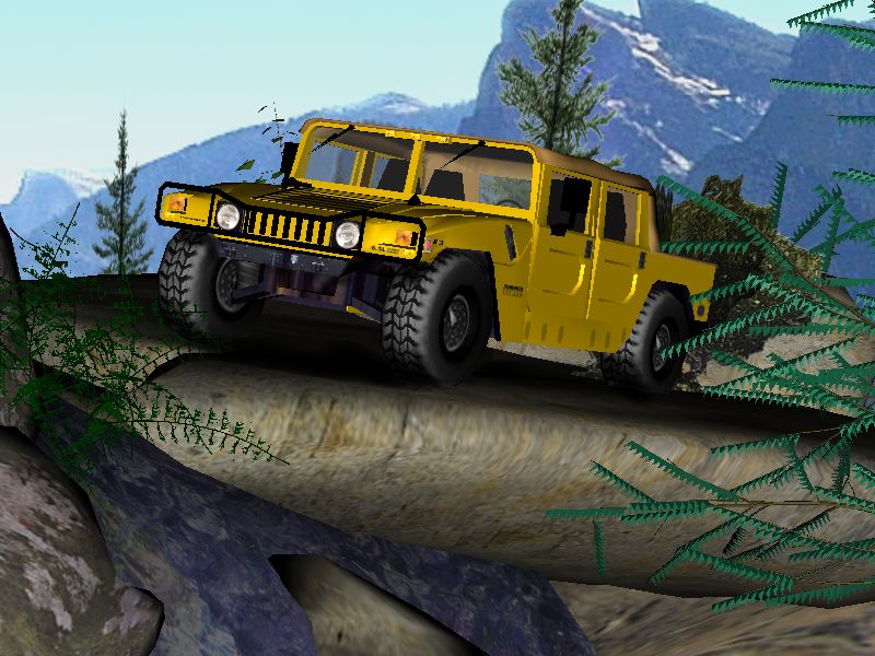 Test Drive: Off-Road - Wide Open Render (Infogrames Holiday 2001 Lineup Press Disc): Hummer