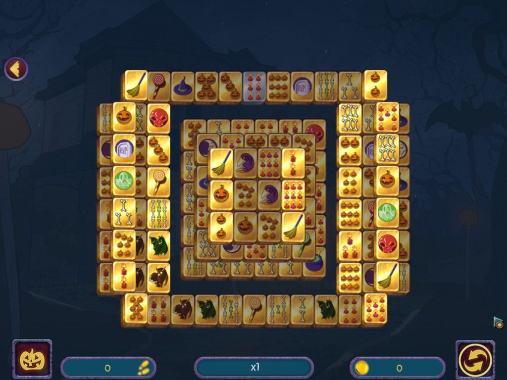 Halloween Night Mahjong Screenshot (Steam)